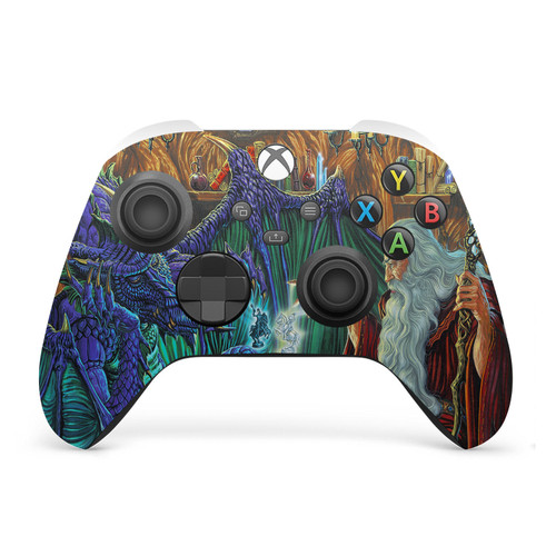 Ed Beard Jr Dragons Wizard Friendship Vinyl Sticker Skin Decal Cover for Microsoft Xbox Series X / Series S Controller
