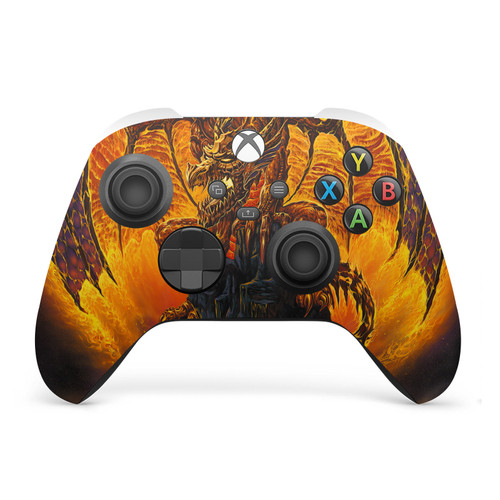 Ed Beard Jr Dragons Harbinger Of Fire Vinyl Sticker Skin Decal Cover for Microsoft Xbox Series X / Series S Controller