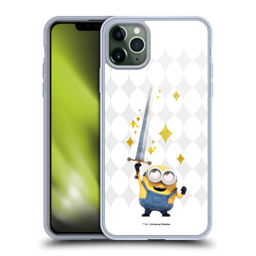 Minions Minion British Invasion Bob Sword Soft Gel Case for Apple iPhone 11 Pro Max