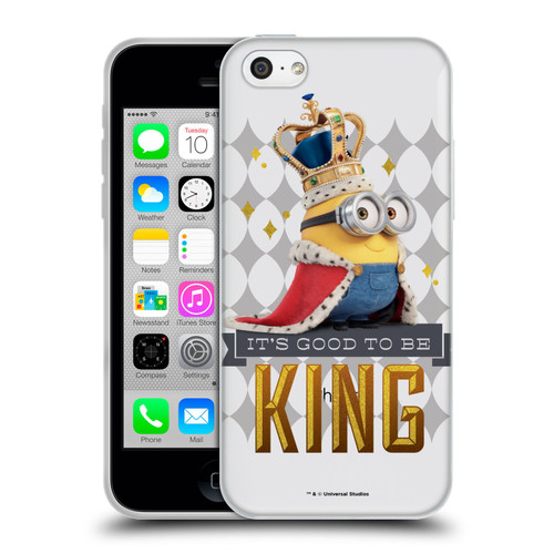 Minions Minion British Invasion King Bob Soft Gel Case for Apple iPhone 5c