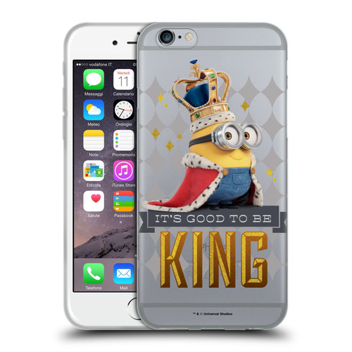 Minions Minion British Invasion King Bob Soft Gel Case for Apple iPhone 6 / iPhone 6s