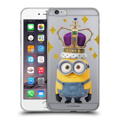 Minions Minion British Invasion Bob Crown Soft Gel Case for Apple iPhone 6 Plus / iPhone 6s Plus