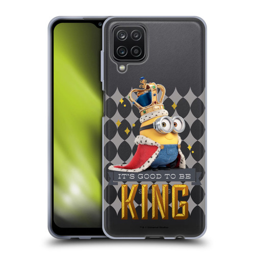 Minions Minion British Invasion King Bob Soft Gel Case for Samsung Galaxy A12 (2020)