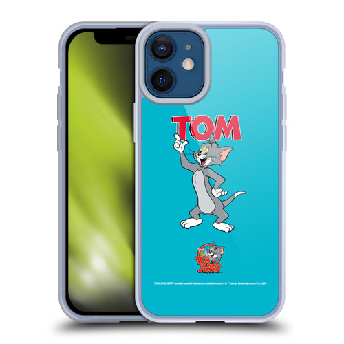 Tom and Jerry Characters Tom Soft Gel Case for Apple iPhone 12 Mini