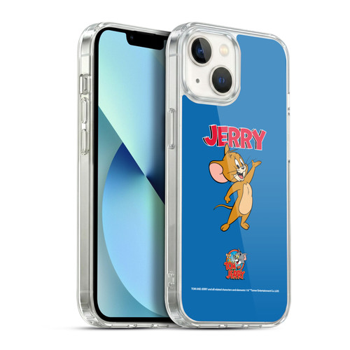 Tom and Jerry Characters Jerry Soft Gel Case for Apple iPhone 13