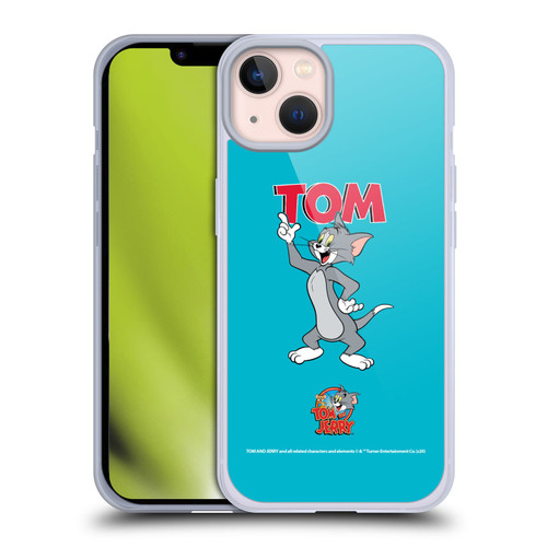 Tom and Jerry Characters Tom Soft Gel Case for Apple iPhone 13