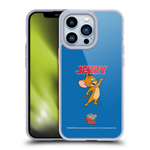 Tom and Jerry Characters Jerry Soft Gel Case for Apple iPhone 13 Pro