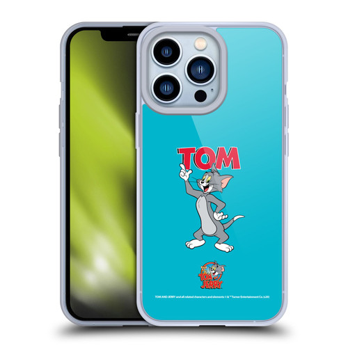 Tom and Jerry Characters Tom Soft Gel Case for Apple iPhone 13 Pro