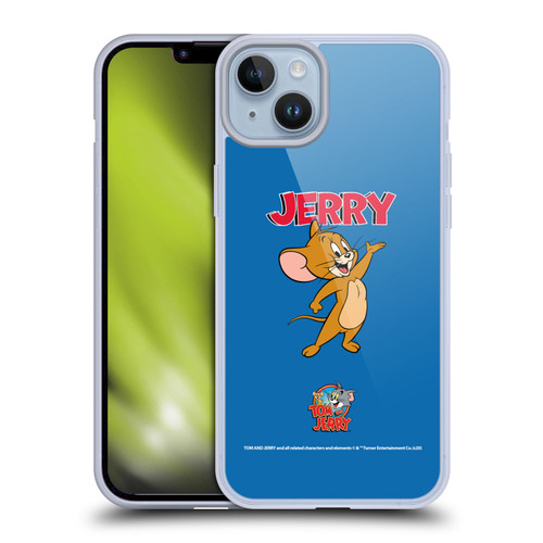 Tom and Jerry Characters Jerry Soft Gel Case for Apple iPhone 14 Plus