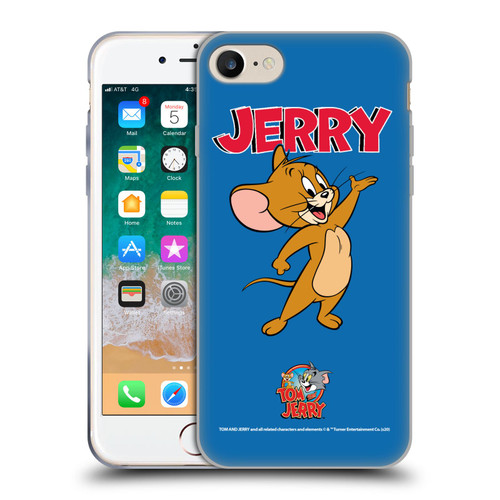 Tom and Jerry Characters Jerry Soft Gel Case for Apple iPhone 7 / 8 / SE 2020 & 2022