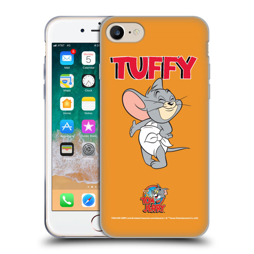Tom and Jerry Characters Nibbles Soft Gel Case for Apple iPhone 7 / 8 / SE 2020 & 2022