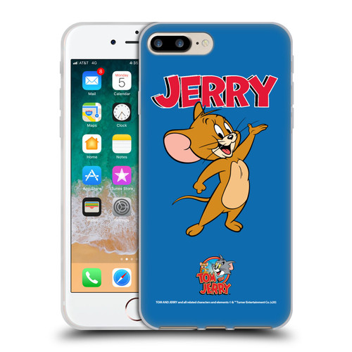 Tom and Jerry Characters Jerry Soft Gel Case for Apple iPhone 7 Plus / iPhone 8 Plus