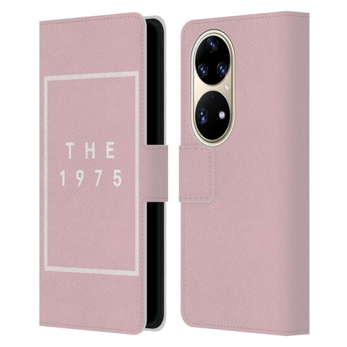 The 1975 Key Art Logo Pink Leather Book Wallet Case Cover For Huawei P50 Pro