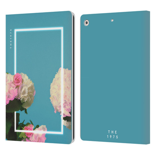 The 1975 Key Art Roses Blue Leather Book Wallet Case Cover For Apple iPad 10.2 2019/2020/2021