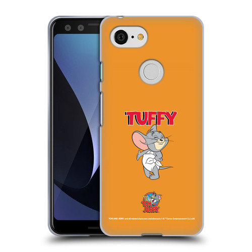 Tom and Jerry Characters Nibbles Soft Gel Case for Google Pixel 3