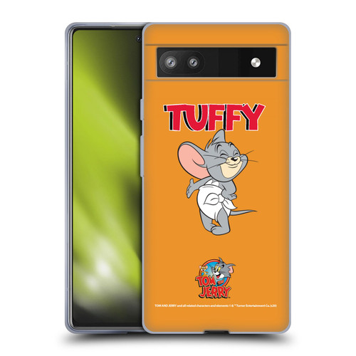 Tom and Jerry Characters Nibbles Soft Gel Case for Google Pixel 6a
