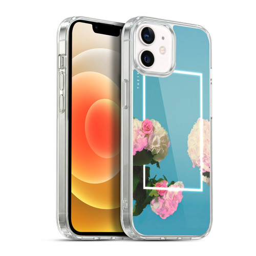 The 1975 Key Art Roses Blue Soft Gel Case for Apple iPhone 12 / iPhone 12 Pro & MagSafe