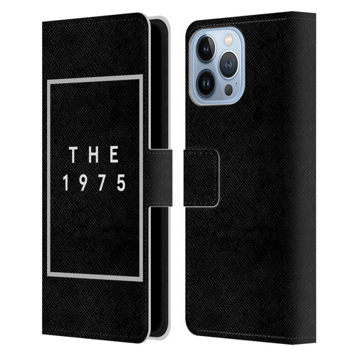 The 1975 Key Art Logo Black Leather Book Wallet Case Cover For Apple iPhone 13 Pro Max