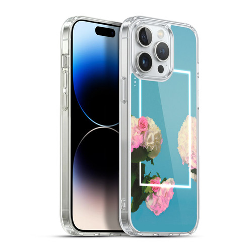 The 1975 Key Art Roses Blue Soft Gel Case for Apple iPhone 13 Pro Max & MagSafe
