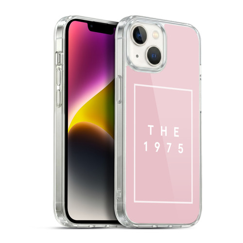 The 1975 Key Art Logo Pink Soft Gel Case for Apple iPhone 14