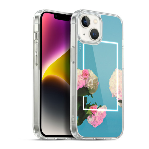 The 1975 Key Art Roses Blue Soft Gel Case for Apple iPhone 14