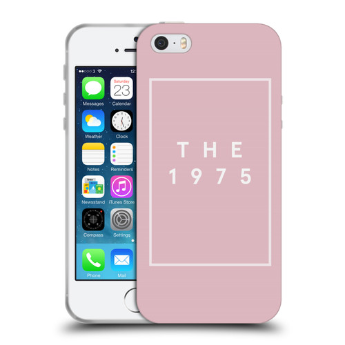 The 1975 Key Art Logo Pink Soft Gel Case for Apple iPhone 5 / 5s / iPhone SE 2016