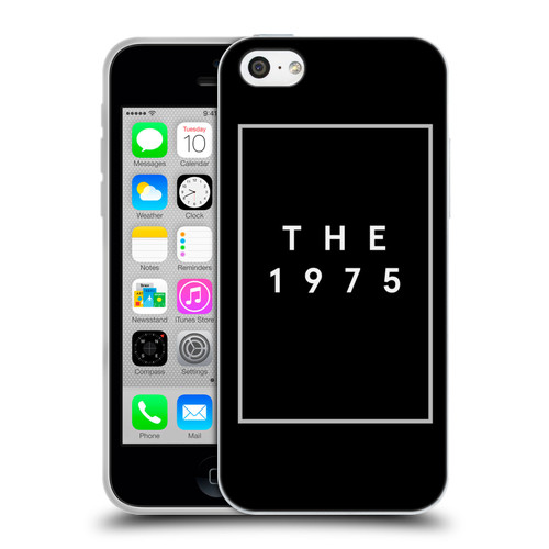 The 1975 Key Art Logo Black Soft Gel Case for Apple iPhone 5c