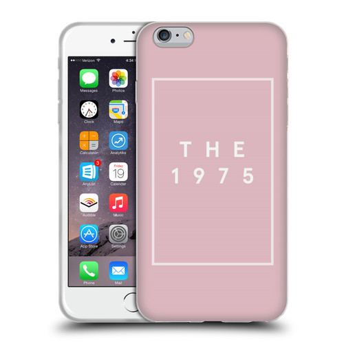 The 1975 Key Art Logo Pink Soft Gel Case for Apple iPhone 6 Plus / iPhone 6s Plus
