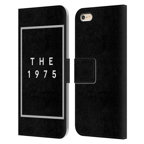 The 1975 Key Art Logo Black Leather Book Wallet Case Cover For Apple iPhone 6 Plus / iPhone 6s Plus