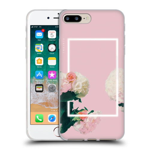 The 1975 Key Art Roses Pink Soft Gel Case for Apple iPhone 7 Plus / iPhone 8 Plus