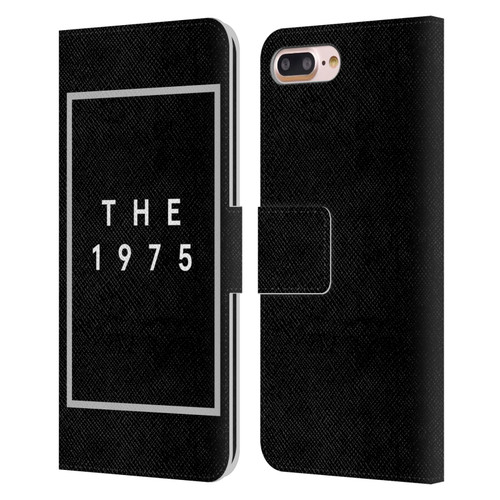 The 1975 Key Art Logo Black Leather Book Wallet Case Cover For Apple iPhone 7 Plus / iPhone 8 Plus