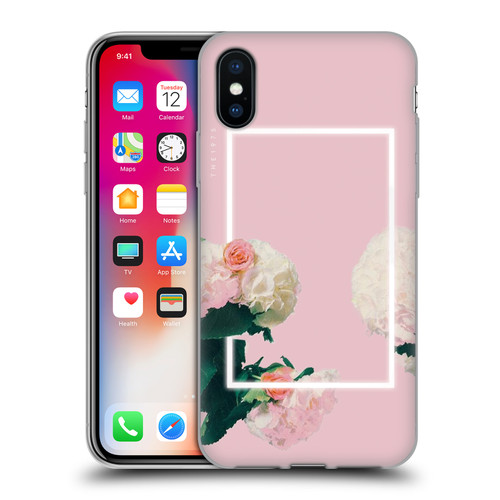 The 1975 Key Art Roses Pink Soft Gel Case for Apple iPhone X / iPhone XS
