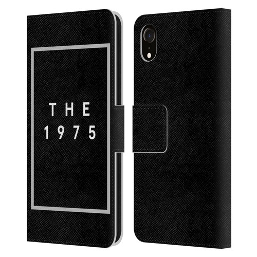 The 1975 Key Art Logo Black Leather Book Wallet Case Cover For Apple iPhone XR