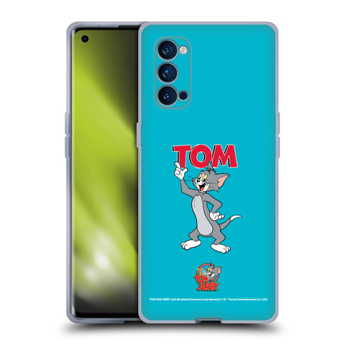 Tom and Jerry Characters Tom Soft Gel Case for OPPO Reno 4 Pro 5G