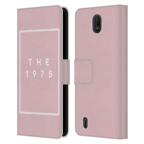 The 1975 Key Art Logo Pink Leather Book Wallet Case Cover For Nokia C01 Plus/C1 2nd Edition