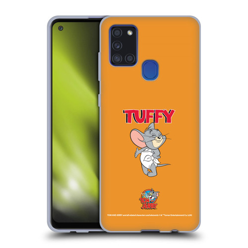 Tom and Jerry Characters Nibbles Soft Gel Case for Samsung Galaxy A21s (2020)