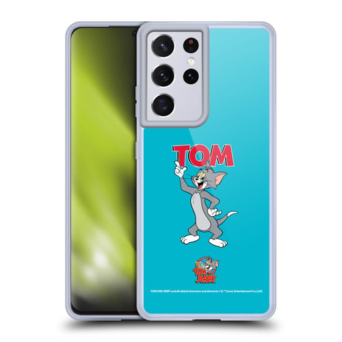 Tom and Jerry Characters Tom Soft Gel Case for Samsung Galaxy S21 Ultra 5G