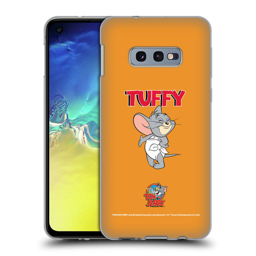 Tom and Jerry Characters Nibbles Soft Gel Case for Samsung Galaxy S10e