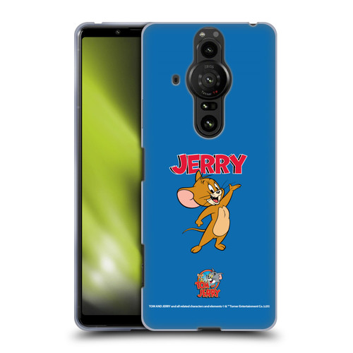 Tom and Jerry Characters Jerry Soft Gel Case for Sony Xperia Pro-I