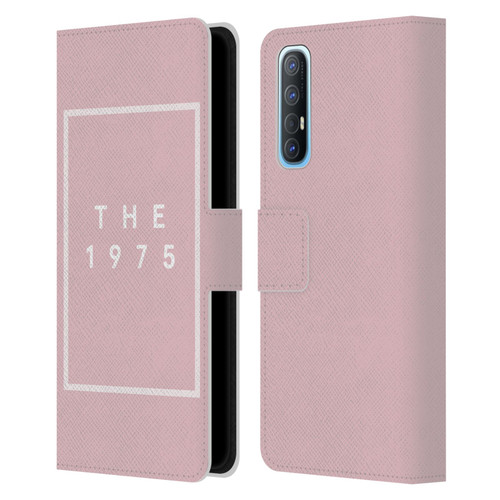 The 1975 Key Art Logo Pink Leather Book Wallet Case Cover For OPPO Find X2 Neo 5G