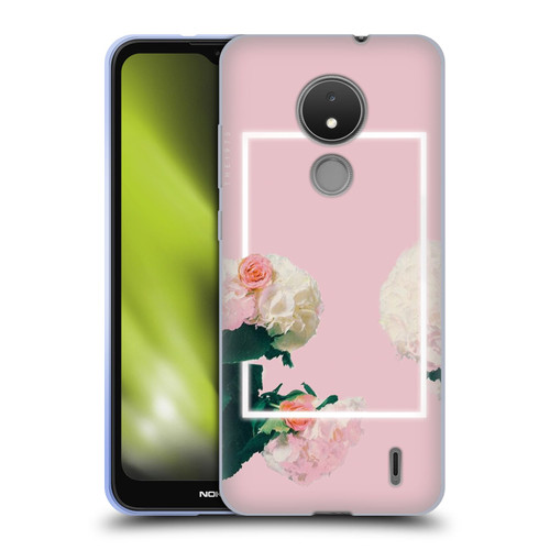 The 1975 Key Art Roses Pink Soft Gel Case for Nokia C21