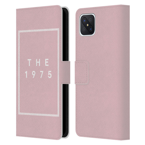 The 1975 Key Art Logo Pink Leather Book Wallet Case Cover For OPPO Reno4 Z 5G