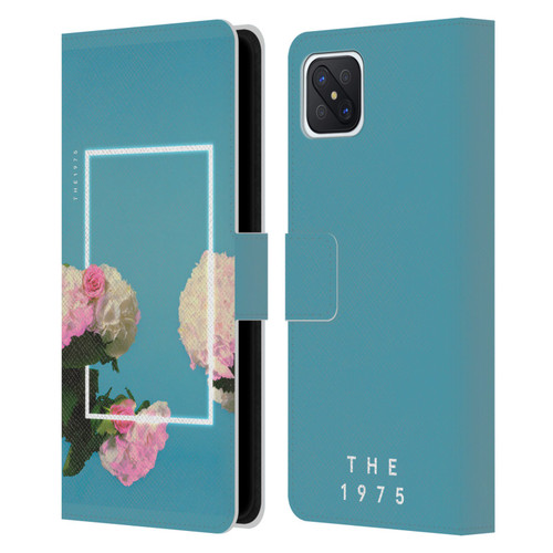 The 1975 Key Art Roses Blue Leather Book Wallet Case Cover For OPPO Reno4 Z 5G