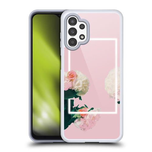 The 1975 Key Art Roses Pink Soft Gel Case for Samsung Galaxy A13 (2022)