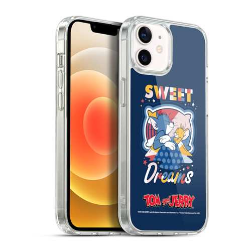Tom and Jerry Color Blocks Sweet Dreams Soft Gel Case for Apple iPhone 12 / iPhone 12 Pro & MagSafe