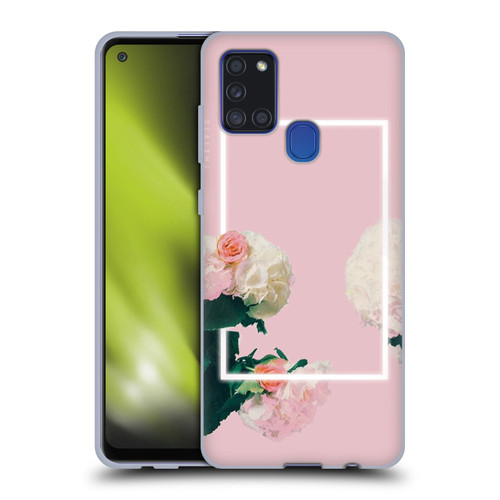 The 1975 Key Art Roses Pink Soft Gel Case for Samsung Galaxy A21s (2020)