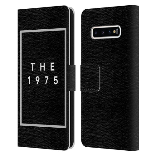 The 1975 Key Art Logo Black Leather Book Wallet Case Cover For Samsung Galaxy S10+ / S10 Plus
