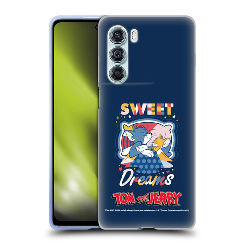 Tom and Jerry Color Blocks Sweet Dreams Soft Gel Case for Motorola Edge S30 / Moto G200 5G