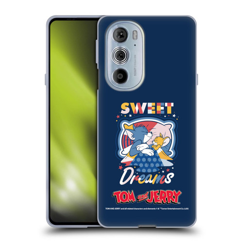 Tom and Jerry Color Blocks Sweet Dreams Soft Gel Case for Motorola Edge X30