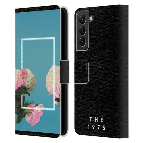 The 1975 Key Art Roses Blue Leather Book Wallet Case Cover For Samsung Galaxy S22+ 5G